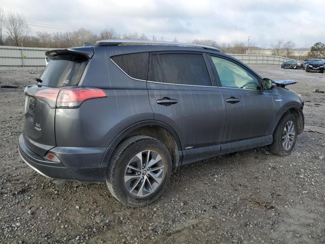 JTMRJREV0GD036528 - 2016 TOYOTA RAV4 HV XLE GRAY photo 3