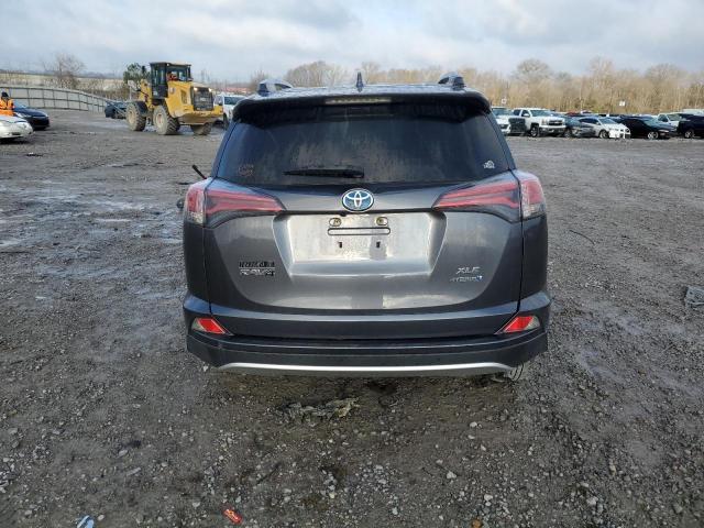 JTMRJREV0GD036528 - 2016 TOYOTA RAV4 HV XLE GRAY photo 6