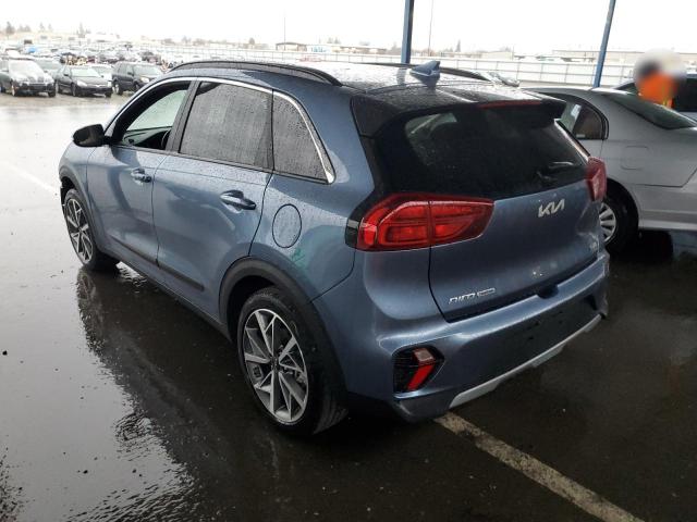 KNDCC3LC2N5546563 - 2022 KIA NIRO TOURING SPECIAL EDITION BLUE photo 2