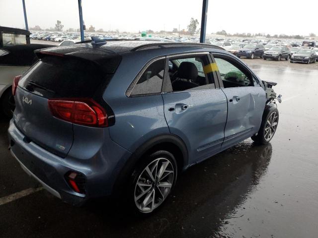 KNDCC3LC2N5546563 - 2022 KIA NIRO TOURING SPECIAL EDITION BLUE photo 3