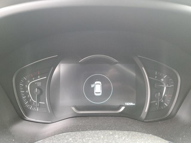 5NMS33AD0KH074573 - 2019 HYUNDAI SANTA FE SEL Մոխրագույն լուսանկար 9