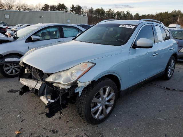 JN1AJ0HR1BM852196 - 2011 INFINITI EX35 BASE BLUE photo 1