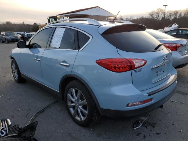 JN1AJ0HR1BM852196 - 2011 INFINITI EX35 BASE BLUE photo 2