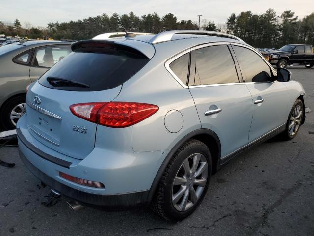 JN1AJ0HR1BM852196 - 2011 INFINITI EX35 BASE BLUE photo 3