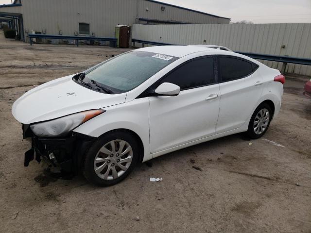 5NPDH4AE1DH195935 - 2013 HYUNDAI ELANTRA GLS WHITE photo 1