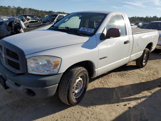 1D7HA16K48J117137 - 2008 DODGE RAM 1500 ST WHITE photo 1