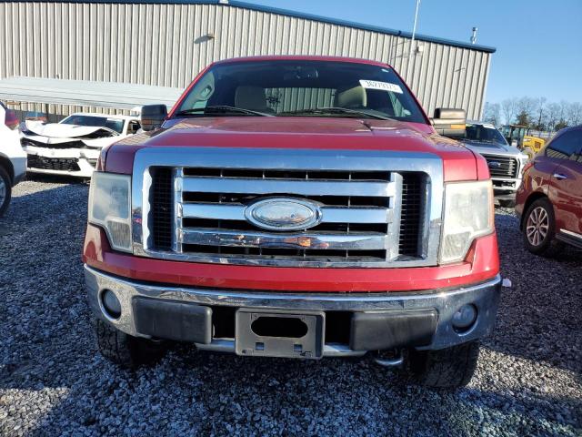 1FTRX148X9FA99347 - 2009 FORD F150 SUPER CAB MAROON photo 5