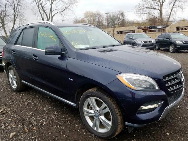 4JGDA5HB3CA044747 - 2012 MERCEDES-BENZ ML 350 4MATIC  photo 1