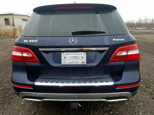 4JGDA5HB3CA044747 - 2012 MERCEDES-BENZ ML 350 4MATIC  photo 9