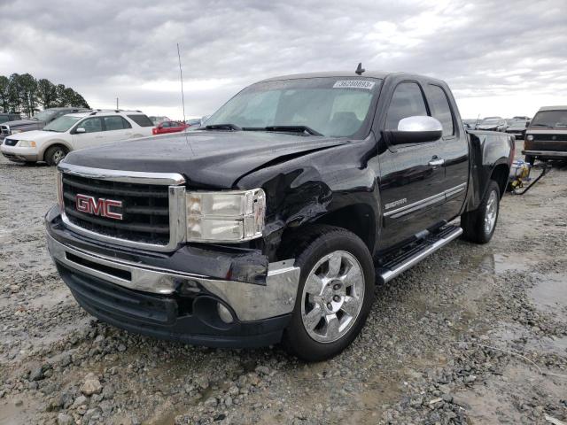 1GTR1VE01BZ307329 - 2011 GMC SIERRA C1500 SLE BLACK photo 1