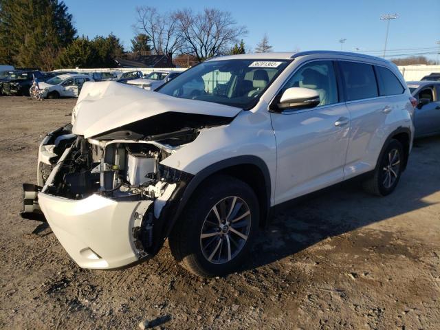 5TDJZRFH2KS590861 - 2019 TOYOTA HIGHLANDER SE WHITE photo 1