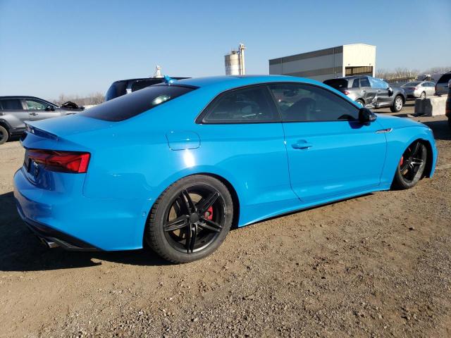 WAUR4AF50LA010706 - 2020 AUDI S5 PRESTIGE BLUE photo 3