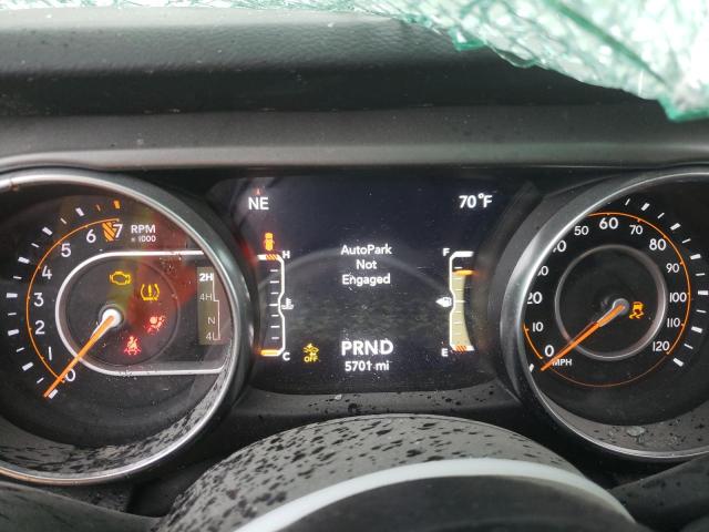 1C4HJXDG9NW117564 - 2022 JEEP WRANGLER U SPORT შავი ფოტო 9