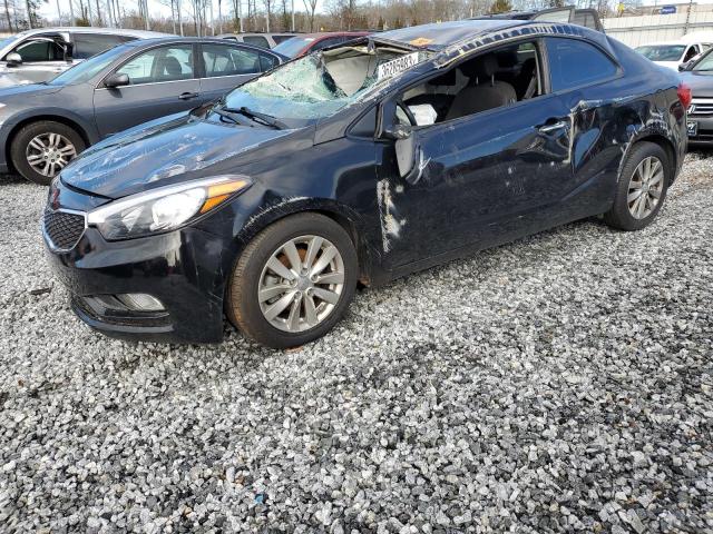 KNAFX6A83G5622292 - 2016 KIA FORTE EX BLACK photo 1