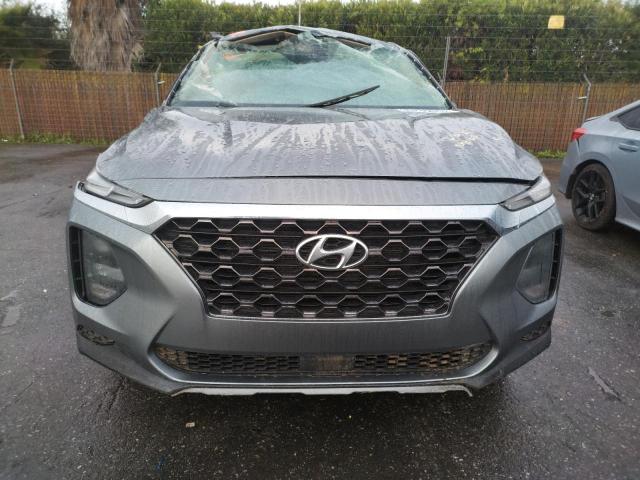 5NMS23AD1KH073855 - 2019 HYUNDAI SANTA FE SE GRAY photo 5