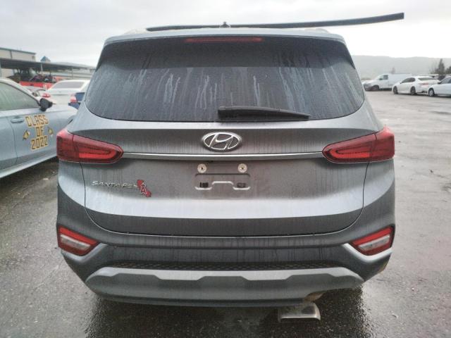 5NMS23AD1KH073855 - 2019 HYUNDAI SANTA FE SE GRAY photo 6