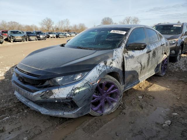 2HGFC2F8XLH551032 - 2020 HONDA CIVIC SPORT 银色 照片 1