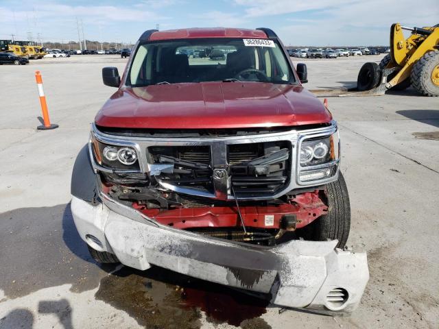 1D8GT28K18W110637 - 2008 DODGE NITRO SXT RED photo 5