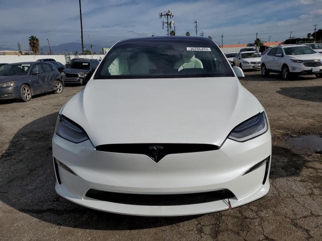 7SAXCBE52NF361909 - 2022 TESLA MODEL X WHITE photo 5