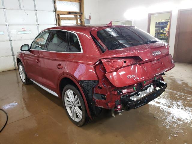 WA1CNAFY8J2248398 - 2018 AUDI Q5 PRESTIGE MAROON photo 2