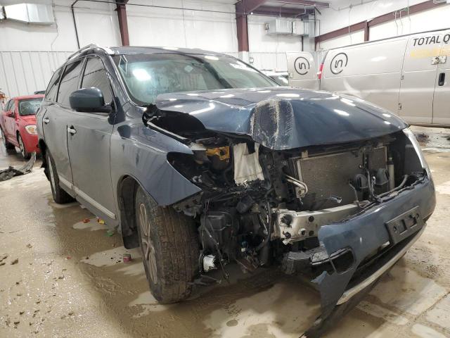 5N1AR2MM3FC720883 - 2015 NISSAN PATHFINDER S أزرق صورة 4