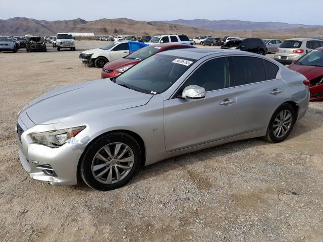 JN1BV7AR1FM402792 - 2015 INFINITI Q50 BASE SILVER photo 1