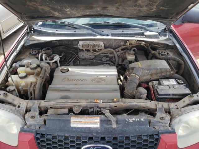 1FMCU59H27KA54160 - 2007 FORD ESCAPE HEV RED photo 12