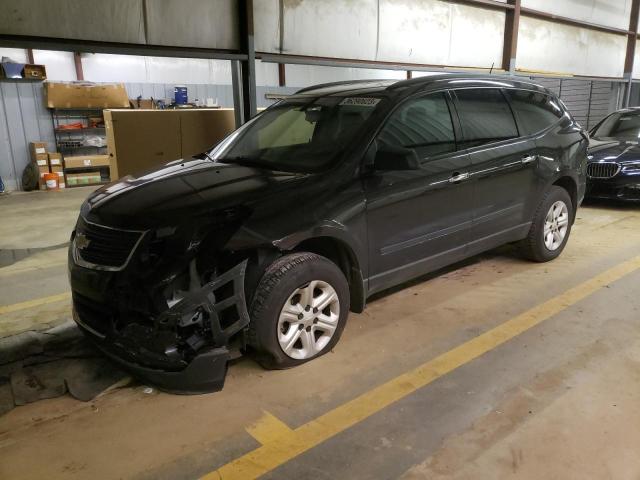 1GNKRFED6DJ243879 - 2013 CHEVROLET TRAVERSE LS CHARCOAL photo 1