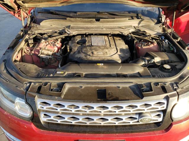 SALWR2KF8GA107856 - 2016 LAND ROVER RANGE ROVE HSE RED photo 11