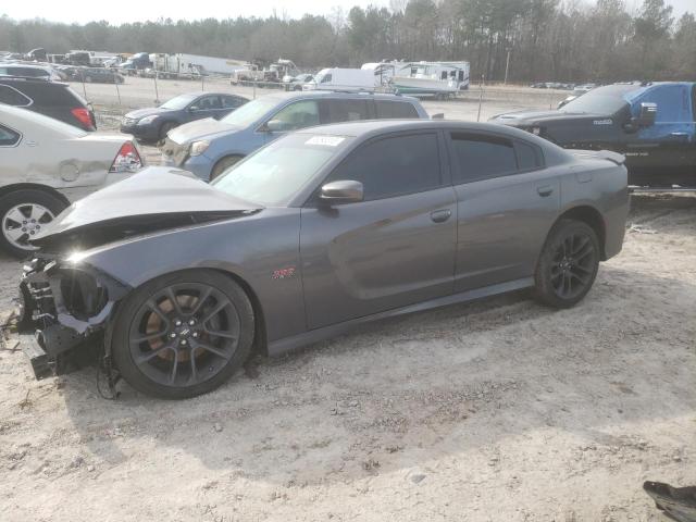 2C3CDXGJ9MH588463 - 2021 DODGE CHARGER SCAT PACK GRAY photo 1