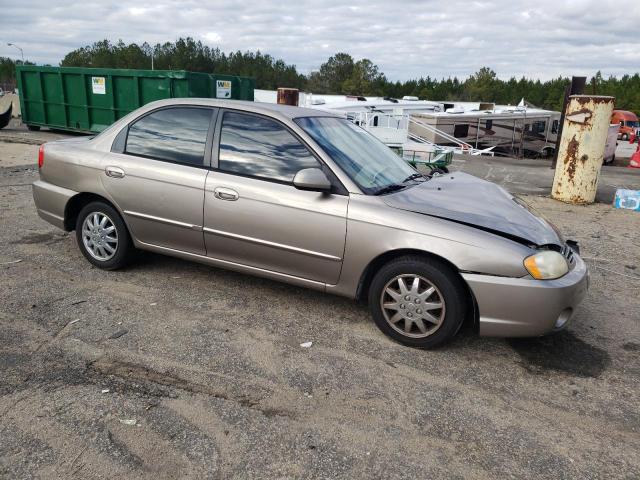 KNAFB121525111601 - 2002 KIA SPECTRA BASE BEIGE photo 4