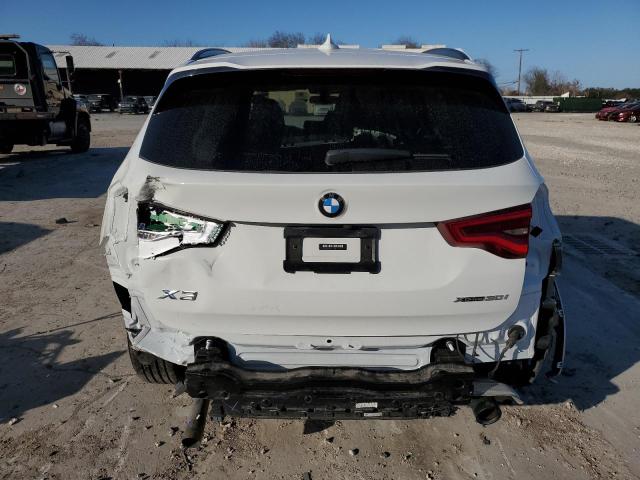 5UXTY5C09M9H85359 - 2021 BMW X3 XDRIVE30I WHITE photo 6