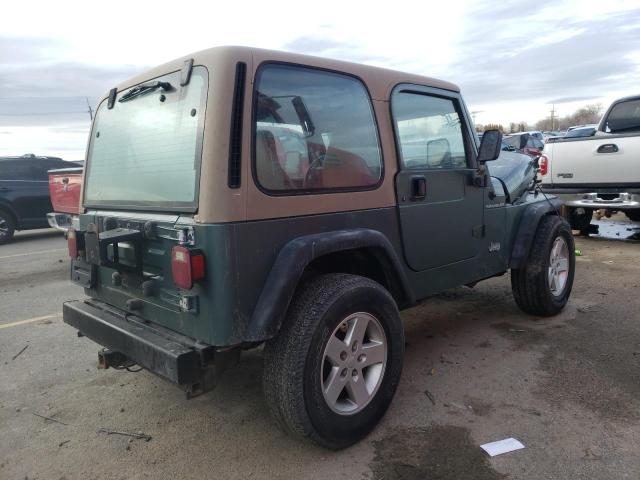 1J4FY29P9XP423279 - 1999 JEEP WRANGLER / SE GREEN photo 3