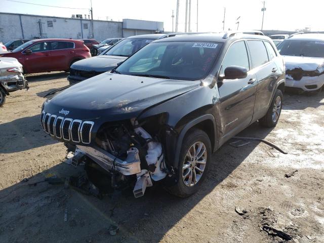 1C4PJMLB2MD161366 - 2021 JEEP CHEROKEE LATITUDE PLUS BLACK photo 1