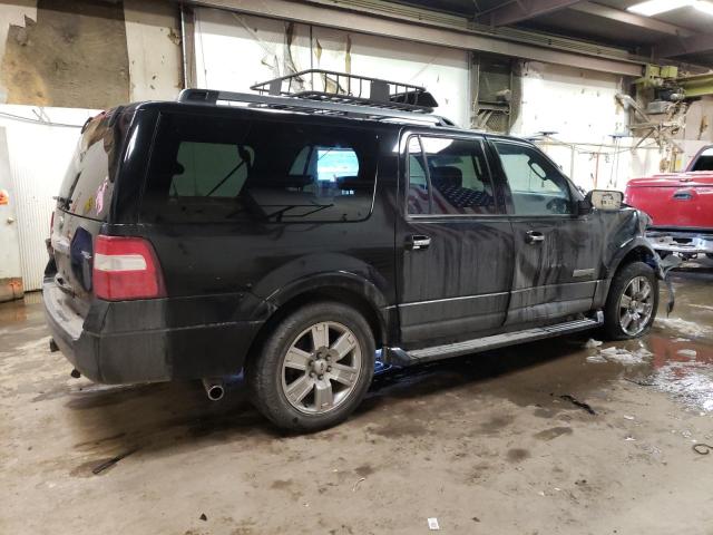 1FMFK19557LA45416 - 2007 FORD EXPEDITION EL LIMITED BLACK photo 3