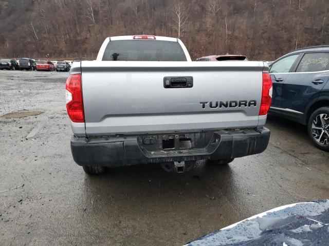 5TFTY5F13MX012126 - 2021 TOYOTA TUNDRA DOUBLE CAB SR/SR5 SILVER photo 6