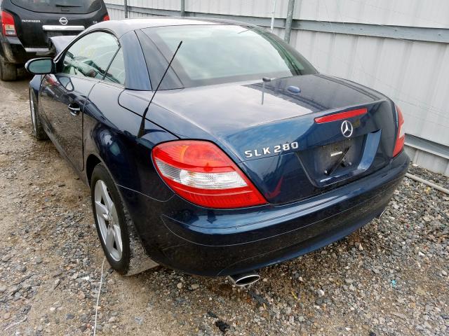 WDBWK54F87F154509 - 2007 MERCEDES-BENZ SLK 280  photo 3