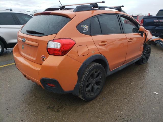 JF2GPACC9E8240938 - 2014 SUBARU XV CROSSTR 2.0 PREMIUM ORANGE photo 3