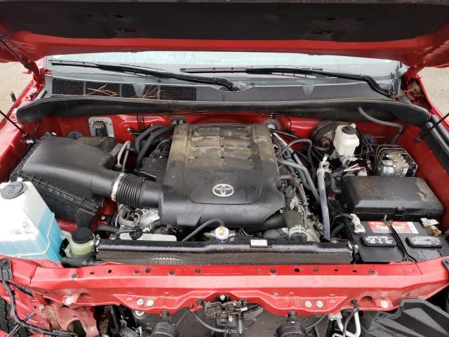 5TFEY5F19KX255350 - 2019 TOYOTA TUNDRA CREWMAX SR5 RED photo 11