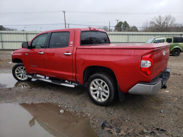 5TFEY5F19KX255350 - 2019 TOYOTA TUNDRA CREWMAX SR5 RED photo 2