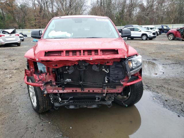 5TFEY5F19KX255350 - 2019 TOYOTA TUNDRA CREWMAX SR5 RED photo 5