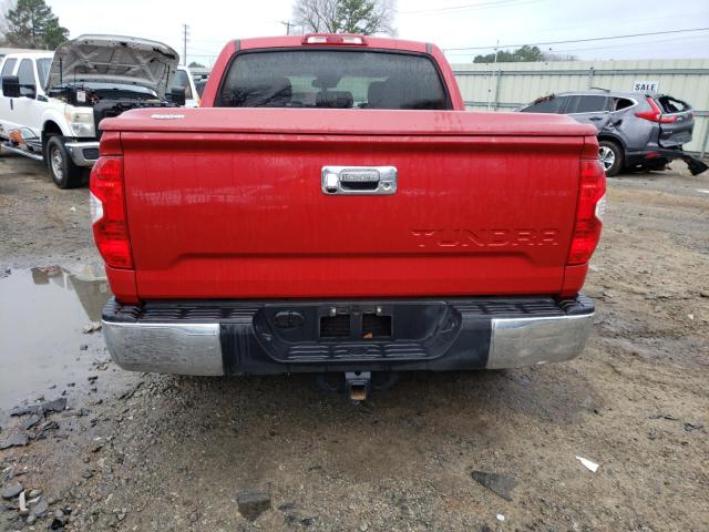 5TFEY5F19KX255350 - 2019 TOYOTA TUNDRA CREWMAX SR5 RED photo 6