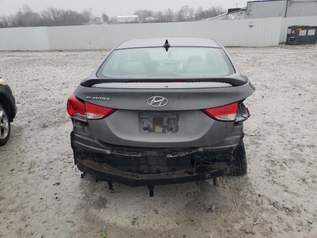 5NPDH4AE7DH410847 - 2013 HYUNDAI ELANTRA GLS GRAY photo 6