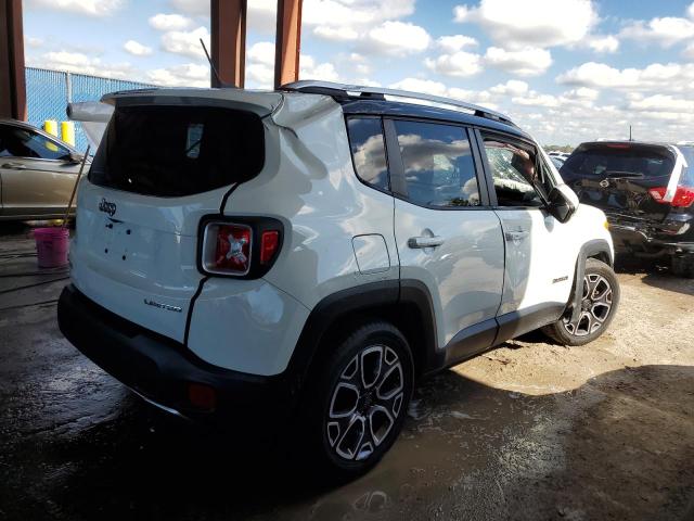 ZACCJADT6GPC82430 - 2016 JEEP RENEGADE LIMITED WHITE photo 3