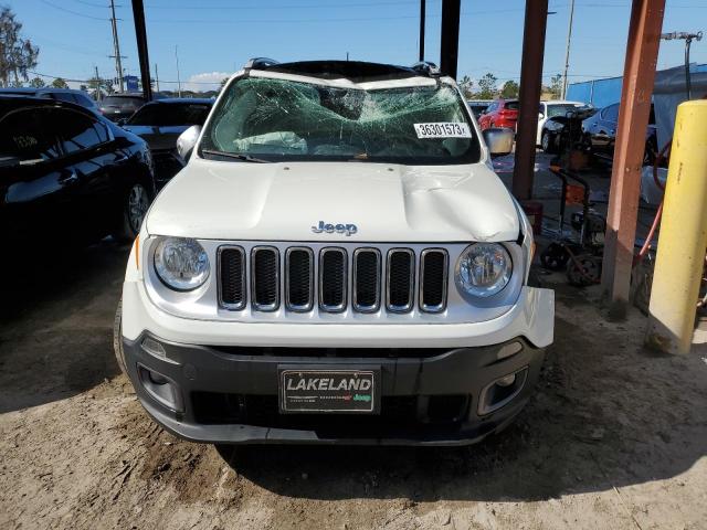 ZACCJADT6GPC82430 - 2016 JEEP RENEGADE LIMITED WHITE photo 5