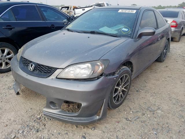 1HGEM22935L017366 - 2005 HONDA CIVIC EX  photo 2