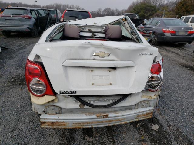 1G1JA5SH6C4144305 - 2012 CHEVROLET SONIC LS WHITE photo 6