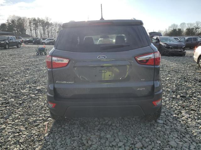 MAJ6S3GL4LC384749 - 2020 FORD ECOSPORT SE GRAY photo 6