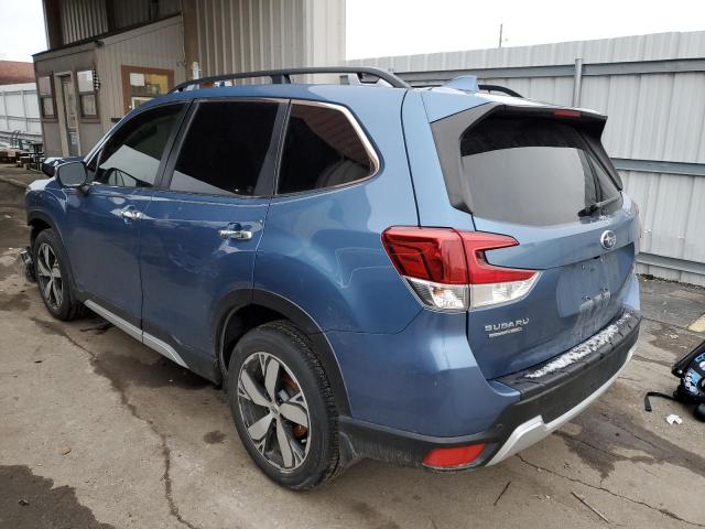 JF2SKAWC8KH508085 - 2019 SUBARU FORESTER TOURING BLUE photo 2