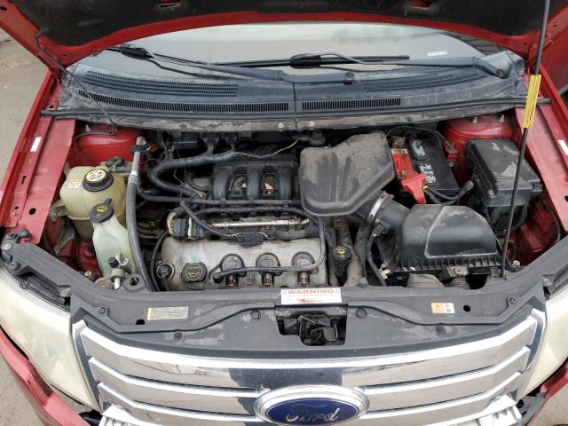 2FMDK49CX7BA87927 - 2007 FORD EDGE SEL PLUS RED photo 12